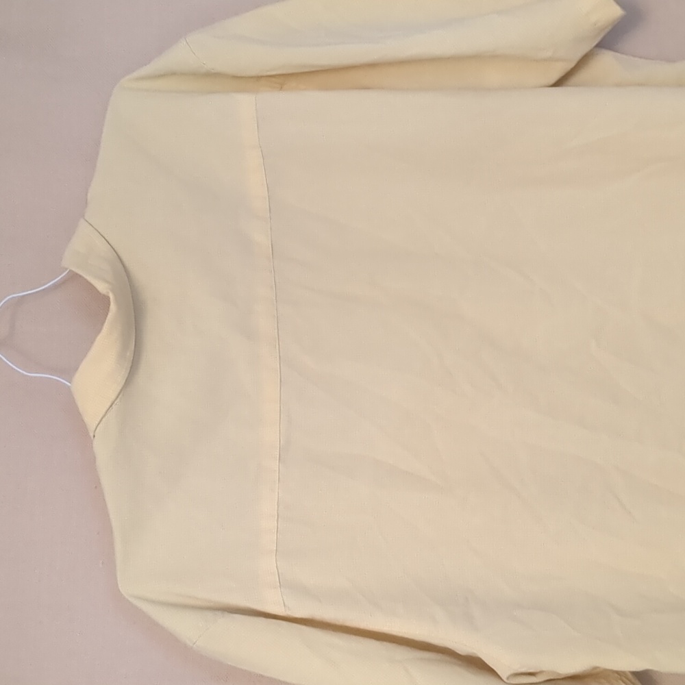 Quicksilver Yellow Button Up Vintage Shirt Short Sleeve Shirt Size Large - Picture 2 of 8